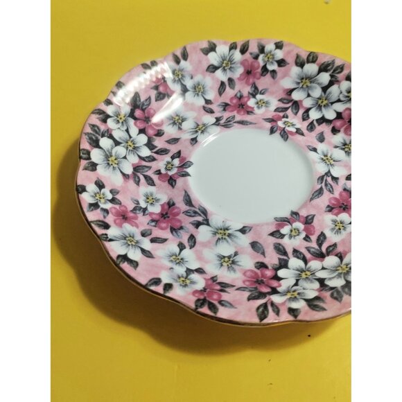 Royal Albert Tea Cup & Saucer set Garden Party Series Pink Surprise - Picture 7 of 11